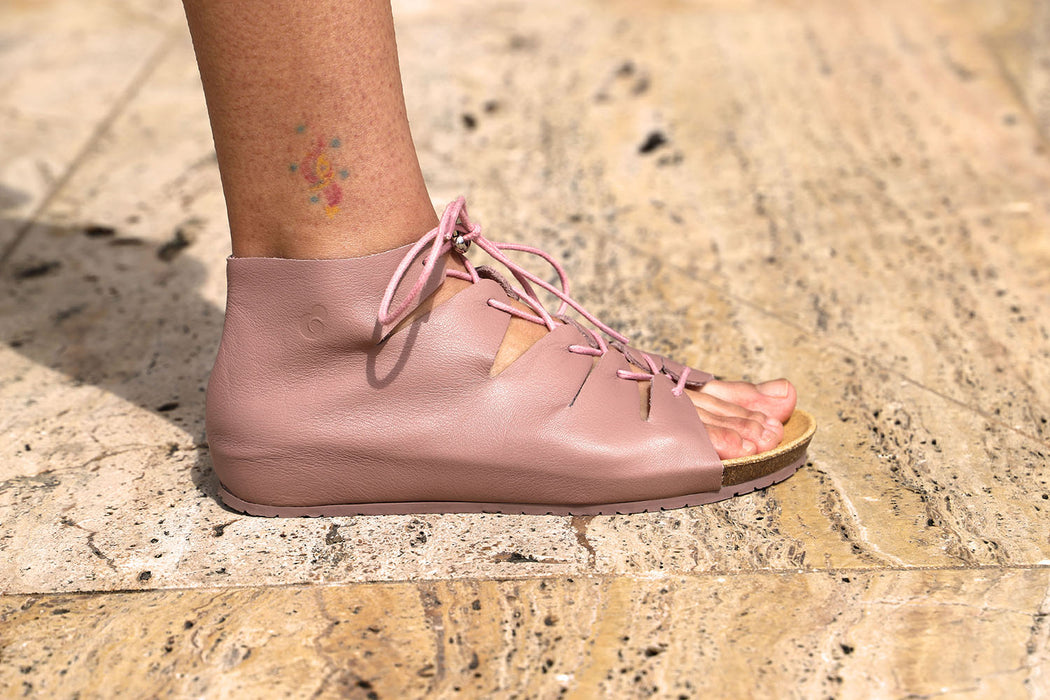 FLOW lace-up sandals ankle